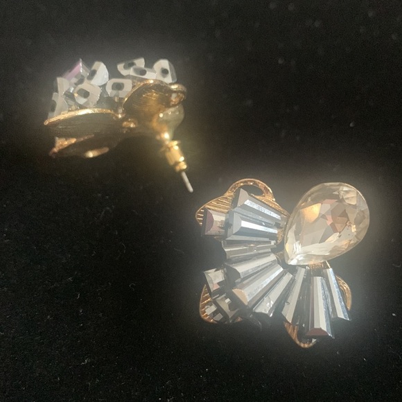 Jules Smith Silver/Gold Earrings - Picture 2 of 2